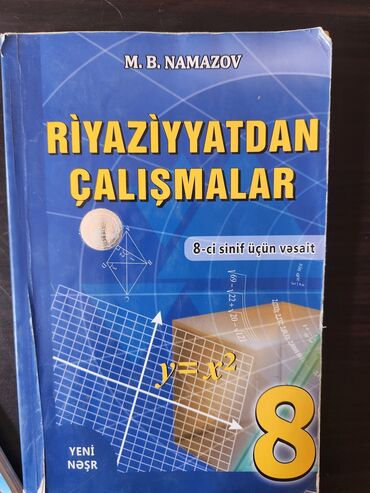 hafiz yaqublu riyaziyyat kitabi: Namazov Riyaziyyatdan çalışmalar kitabı(256 səhifə)