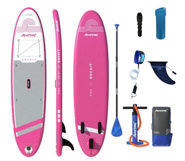 Другое для спорта и отдыха: 🏄‍♂️ Надувная SUP-доска 2,45 × 0,78 × 10 см Идеальна для активного