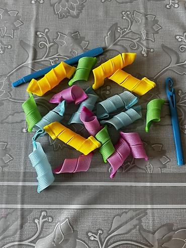 cirt cirt saclar: Saç üçün Curlformer tipli bükücülər dəsti - Dəst: müxtəlif rəngli — 1