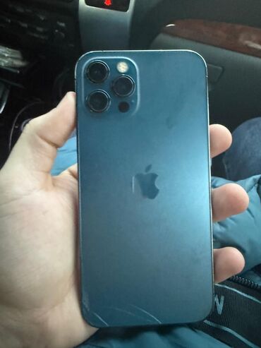 Apple iPhone: IPhone 12 Pro, 128 GB, Pacific Blue, Barmaq izi, Simsiz şarj, Face ID