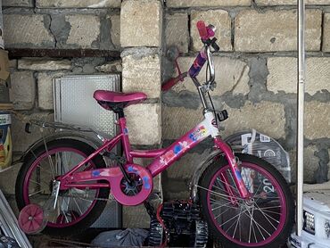 24 velosiped satilir: Yeni Dörd təkərli Uşaq velosipedi 16", Ünvandan götürmə