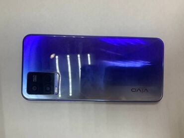 Мобильные телефоны: Vivo Y21, Б/у, 64 ГБ, цвет - Синий, 2 SIM