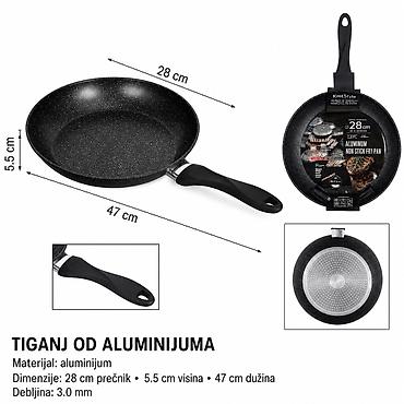 Tiganji: KMT Aluminijumska šerpa 5404043-A Kmt Style aluminijumski tiganj sa — 1