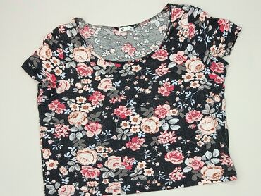 letnie spódnice w kwiaty: T-shirt, M, stan - Dobry