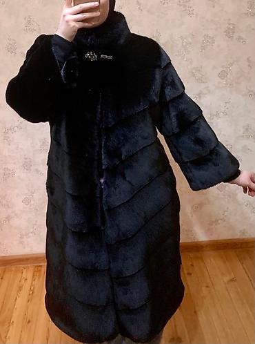 Шубы: Шуба, M, L, XL, цвет - Черный — 2