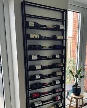 kuhinjski ormari: ZIDNE POLICE ZA VINO DEKORACIJA ZIDA | Kontakt telefon 06******** — 1