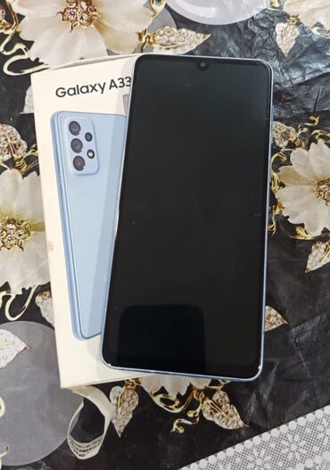 samsung a33 kontakt home: Samsung Galaxy A33 5G, 128 GB, rəng - Göy, Düyməli, Sensor, Barmaq izi