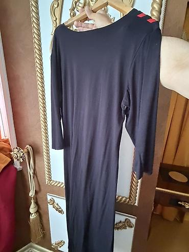 is geyimi: Qadın geyimi – Uzun qara don - Model: Uzun siluetli, asimmetrik — 4