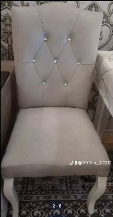 2ci əl masa dəsti: Для гостиной, Новый, Нераскладной, Квадратный стол, 6 стульев