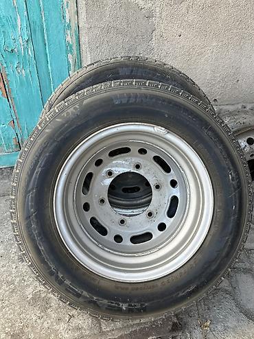 Колеса в сборе: Колеса в сборе 195 / 75 / R 16, Зима, Б/у, Комплект, Грузовики/Автобусы, Железные, отверстий - 6 — 1