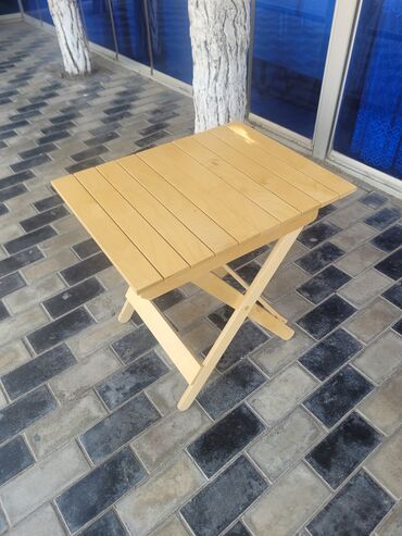 piknik stol stul: Новый, Квадратный стол, 7 стульев, Складной чемодан, Дерево, Азербайджан