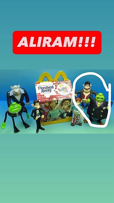 Игрушечные фигурки: McDonald’s Happy Meal “Flushed Away” kolleksiya fiqurları - Orijinal — 1