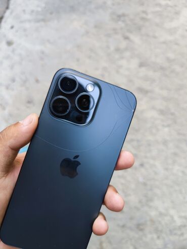 новые телефоны: IPhone 15 Pro Max, Б/у, 256 ГБ, Защитное стекло, Чехол, 90 %