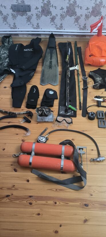 ov ucun fanar: Sualtı ovçuluq və dalış üçün tam dəst Satışda müxtəlif markalardan