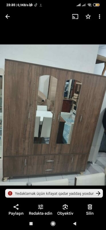 Dolablar: Yeni, Açılan, 4 qapılı Düz dolab, Qarderob, paltar dolabı, Azərbaycan — 18