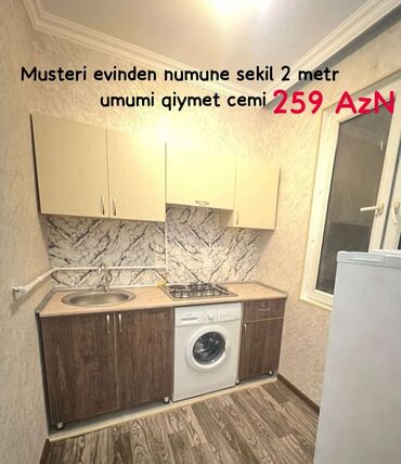 2ci əl mətbəx mebeli: Yeni metbex mebellerimize endirim helede davam edir 2 metrlik metbex