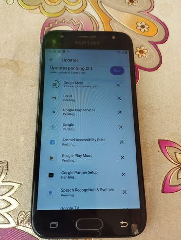samsung i300: Samsung Galaxy J3 2018, 32 GB, rəng - Qara, Düyməli