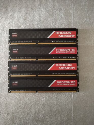 ddr3 16gb ram: Operativ yaddaş (RAM) AMD, 4 GB, 1600 Mhz, DDR3, PC üçün, İşlənmiş