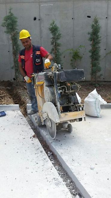 Beton işləri: Beton kesme beton deşme — 9