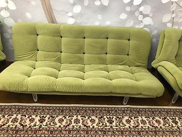Комплекты мягкой мебели: Комплект мягкой мебели, Б/у, Самовывоз, цвет - Зеленый — 8