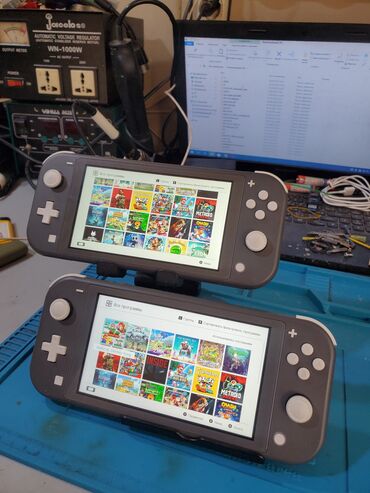 купить nintendo switch lite: Nintendo switch lite чипованные (прошитые) 128 гб, защитное стекло на