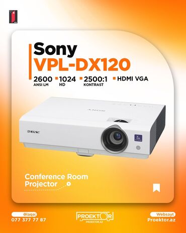 irsad telecom televizor: İşlənmiş Stasionar Proyektor Sony