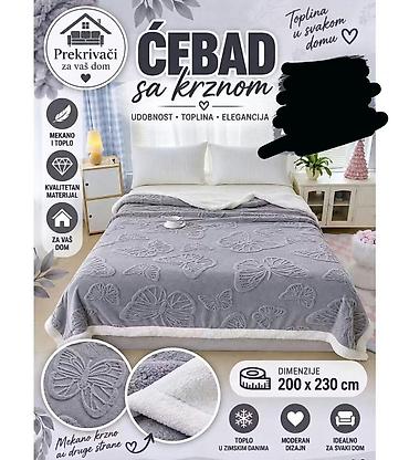 Ostali nameštaj: 🍂 ĆEBAD SA KRZNOM – DEBLJI MODEL 🍂 Uživajte u toplini i udobnosti na lalafo.rs — 11 Ostali nameštaj: 🍂 ĆEBAD SA KRZNOM – DEBLJI MODEL 🍂 Uživajte u toplini i udobnosti — 11