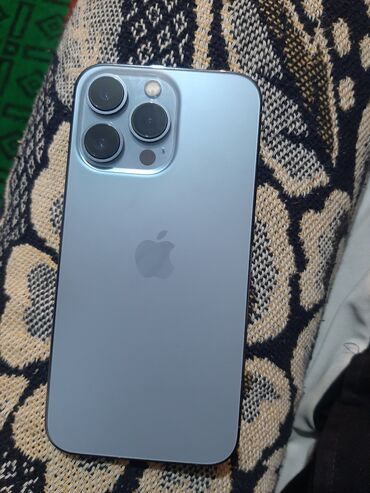 Apple iPhone: IPhone 13 Pro, Б/у, 128 ГБ, Синий, Коробка, 90 %
