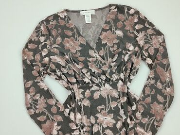 bluzki w kwiaty z bufiastymi rękawami: Блуза жіноча, M, стан - Ідеальний