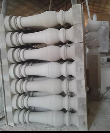 Məhəccər balyansları: Məhsul: Daş balyustrada və sütun elementləri Təsvir: - Təbii daşdan — 10