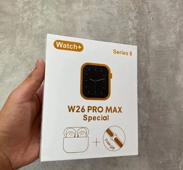 смок нова 2: Набор 2 в 1, W26 PRO MAX Watch + AirPods Набор Часы + Наушники
