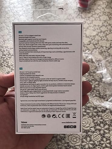 lemfo lem t: Ttec Tempus 44 mm Ağıllı Saat - 44 mm/1.27" zərif, dairəvi korpus - — 2
