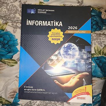 📘 İnformatika 2026 – DİM test toplusu ✅ Yeni kitabdır. Alındıqdan lalafo.az -da 📘 İnformatika 2026 – DİM test toplusu ✅ Yeni kitabdır. Alındıqdan