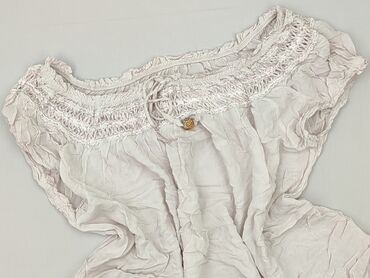 białe buty na koturnie ccc: Women's blouse, size L (EU 40)