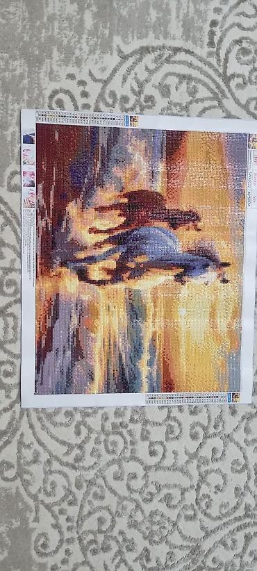 Настольные игры: Продаю готовую новую алмазную мозаику ручная работа цена окончательная — 30