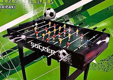 bacac diska: Stoni fudbal “Soccer” – kompletan sto za igru sa 8 šipki i timovima u — 2