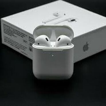 беспроводные наушники apple: APPLE AİRPODS 2 + чехол в подарок (Сенсорные) В комплекте: кабель