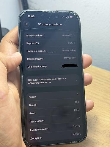 cd disk: IPhone 15 Pro, Б/у, 256 ГБ, Черный, Чехол, 80 % — 7