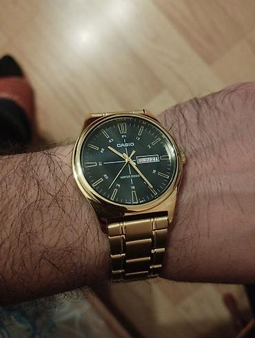 Qol saatları: CASIO MTP-V006G-1CUDF kişi qol saatı - Korpus və qolbaq: qızılı — 2