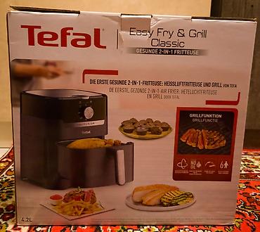 fırınlar: Tefal markalı Airfryer satılır yaxşı vəziyyətdədir heç bir problemi — 1