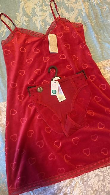 Spavaćice: Ženski set za spavanje/lingerie – spavaćica + gaćice - Boja — 12