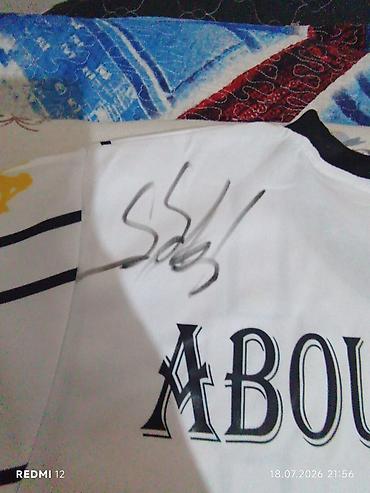 futbol corab: Məhsul: Futbol köynəyi – “ABOUBAKAR” 45 arxa yazılı, ağ rəngdə Neftçi — 2