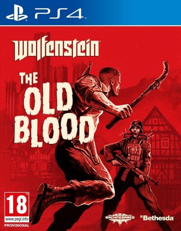 ps4 disklər: Ps4 wolfenstein the old blood