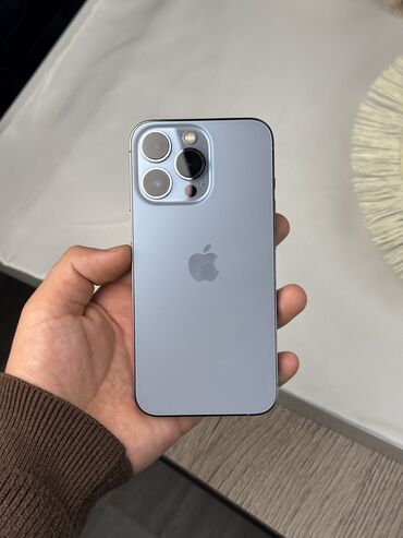 Apple iPhone: IPhone 13 Pro, Б/у, 128 ГБ, Sierra Blue, Чехол