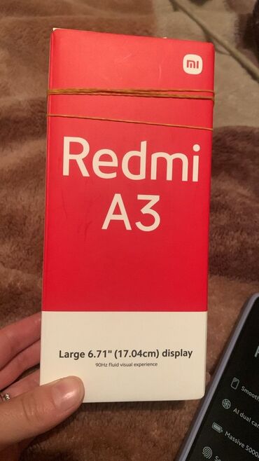 Redmi: Redmi, Redmi A3, Новый, 128 ГБ, цвет - Черный, 2 SIM