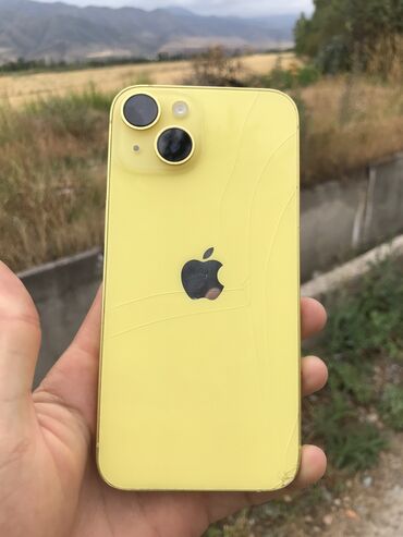 скупка кондиционеры: IPhone 14, Б/у, 128 ГБ, Желтый, 92 %