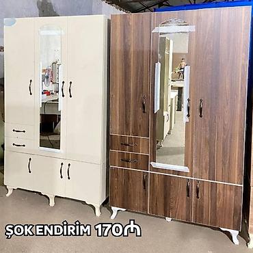 Dolab-asılqanlar: 3 Qapili dolab 170 azn Yeni ve Sifarişle Material Laminat Ölcü — 3
