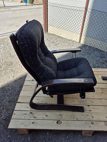 Fotelje: Naslonjač sa tabureom (set) - Udobna fotelja sa pripadajućim tabureom — 10