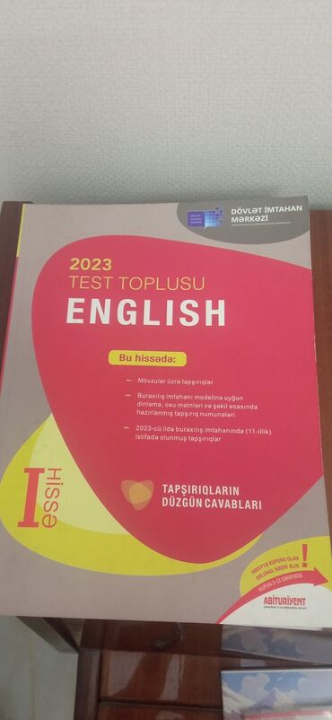 сборник тестов по математике 1 часть pdf 2023: İngilis dili Testlər 11-ci sinif, DİM, 1-ci hissə, 2023 il