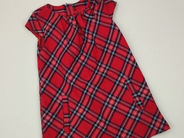sukienka w geometryczne wzory: Dress, H&M, 2-3 years, 92-98 cm, condition - Very good